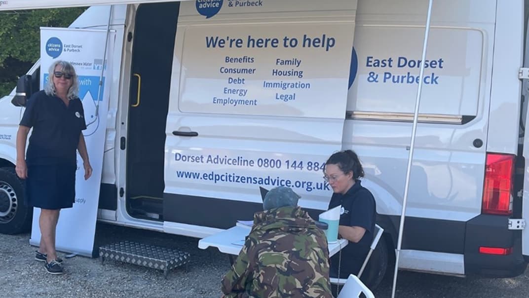 Bournemouth Water supports Citizens Advice Bus to bring essential advice and support direct to residents in rural locations - image