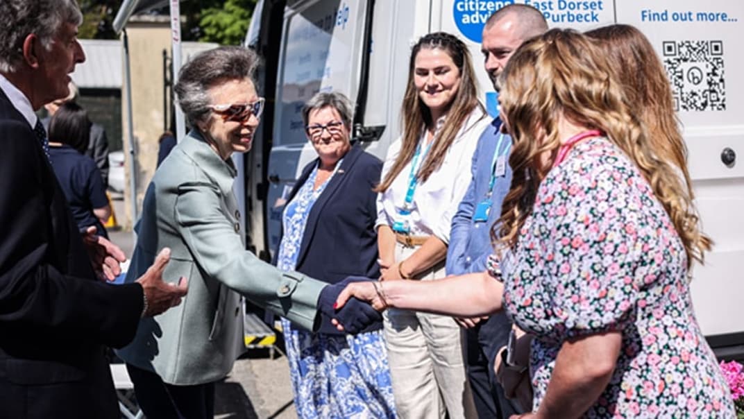 A Royal visit and a proud moment for the Advice Bus - image