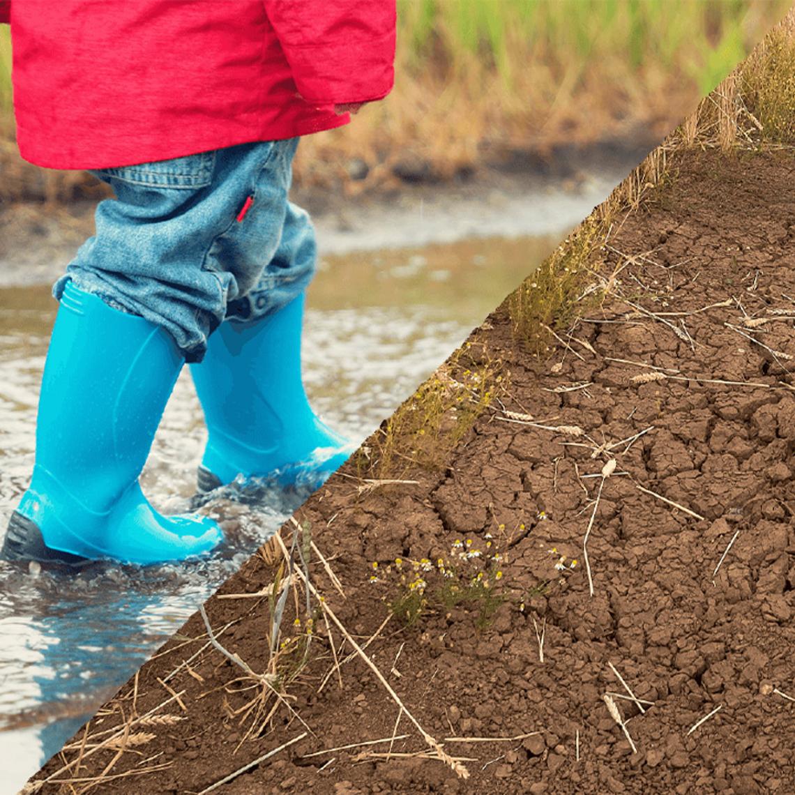 Image showing rainy weather and drought