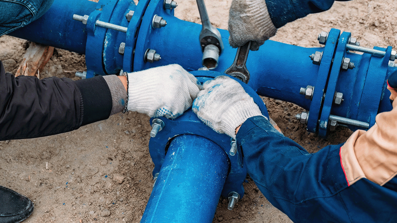 Water supply and connections image