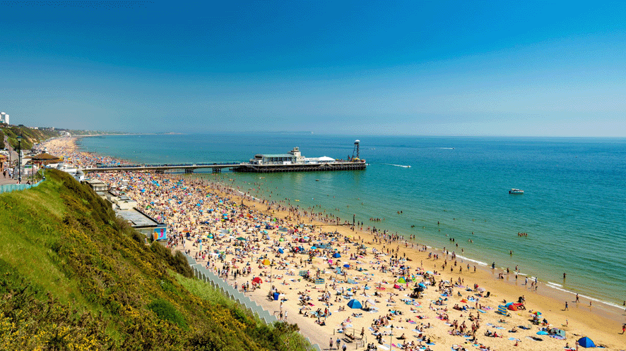Bournemouth beach